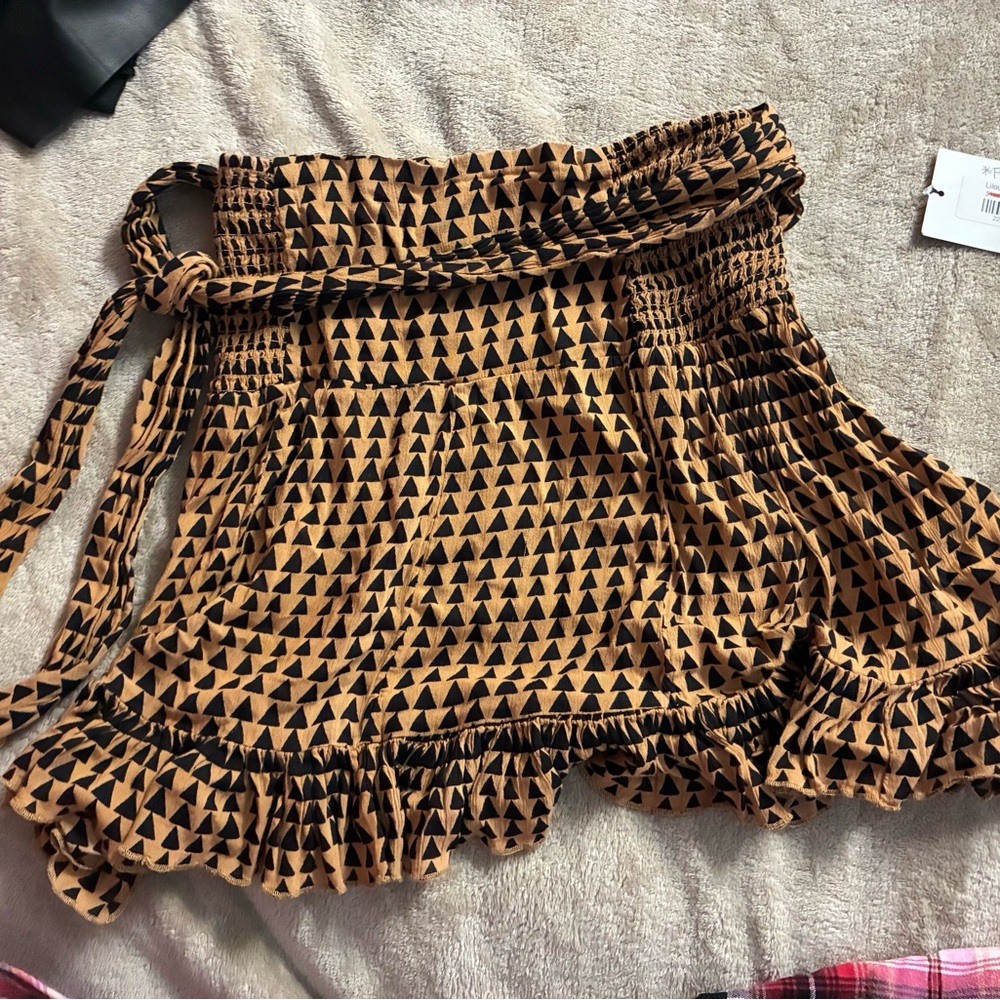 Free people mini skirt